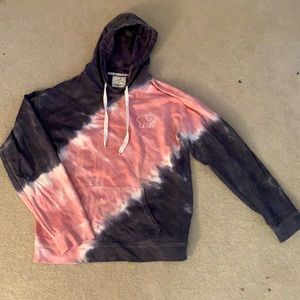 Tie-dye Ivory Ella Hoodie
